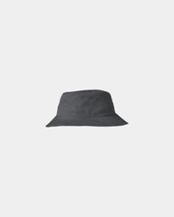 Custom cotton ripstop bucket hat with sewn eyelets - Charcoal