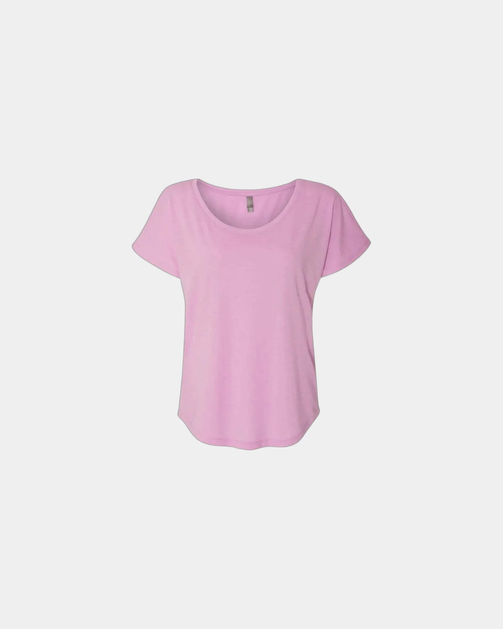 Custom triblend dolman women's t-shirt scoop neck tee - Vintage Lilac