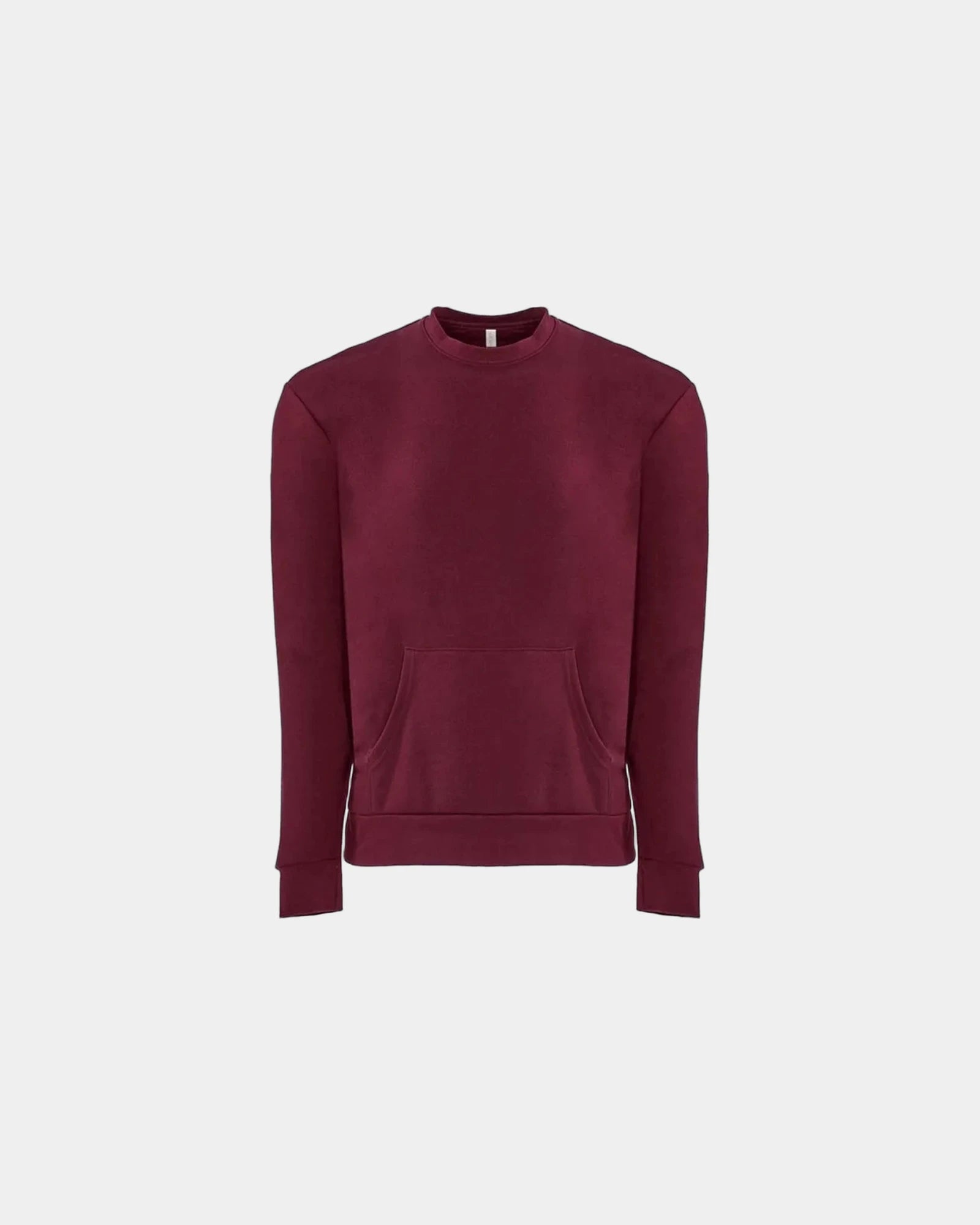 Custom pocket sweatshirt Next Level Santa Cruz fleece - Cardinal