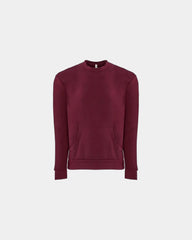Custom pocket sweatshirt Next Level Santa Cruz fleece - Cardinal