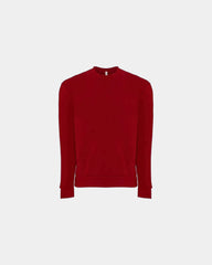 Custom pocket sweatshirt Next Level Santa Cruz fleece - Red