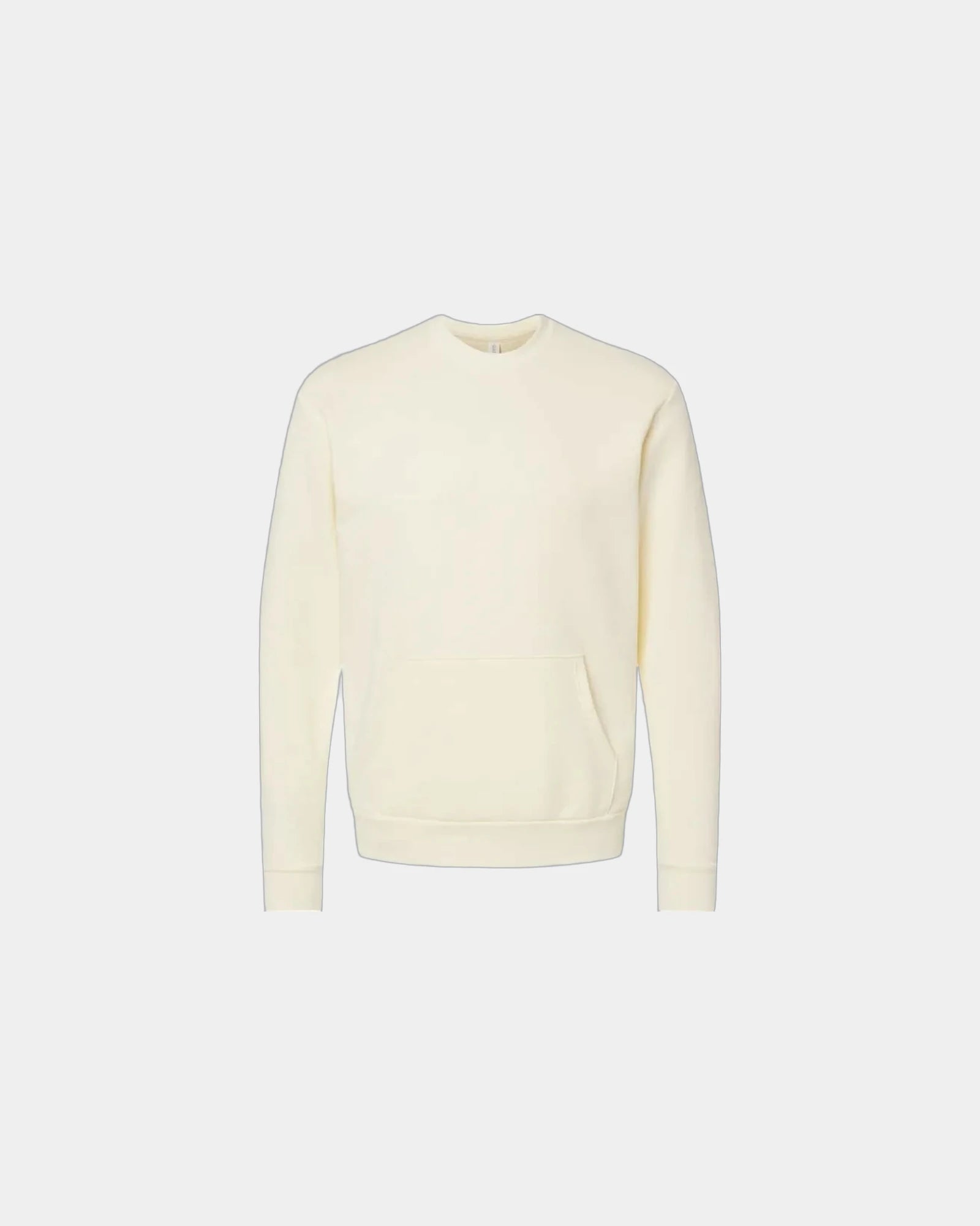 Custom pocket sweatshirt Next Level Santa Cruz fleece - Natural