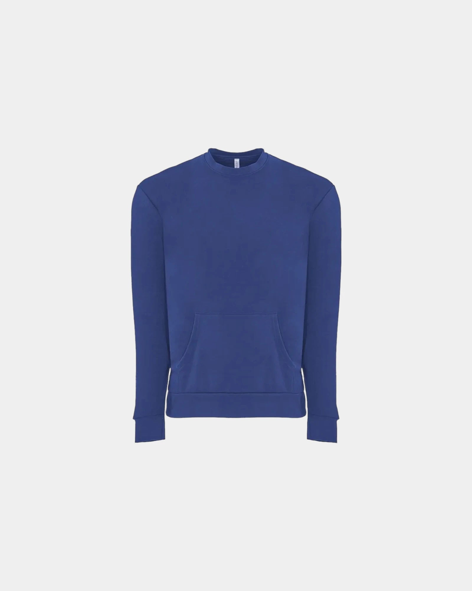 Custom pocket sweatshirt Next Level Santa Cruz fleece - Royal