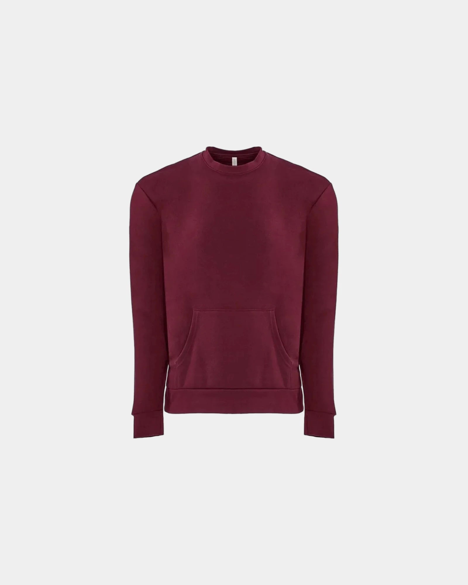 Custom pocket sweatshirt Next Level Santa Cruz fleece - Maroon