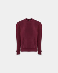Custom pocket sweatshirt Next Level Santa Cruz fleece - Maroon