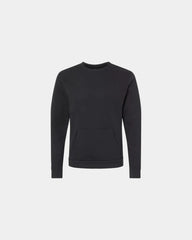 Custom pocket sweatshirt Next Level Santa Cruz fleece - Black