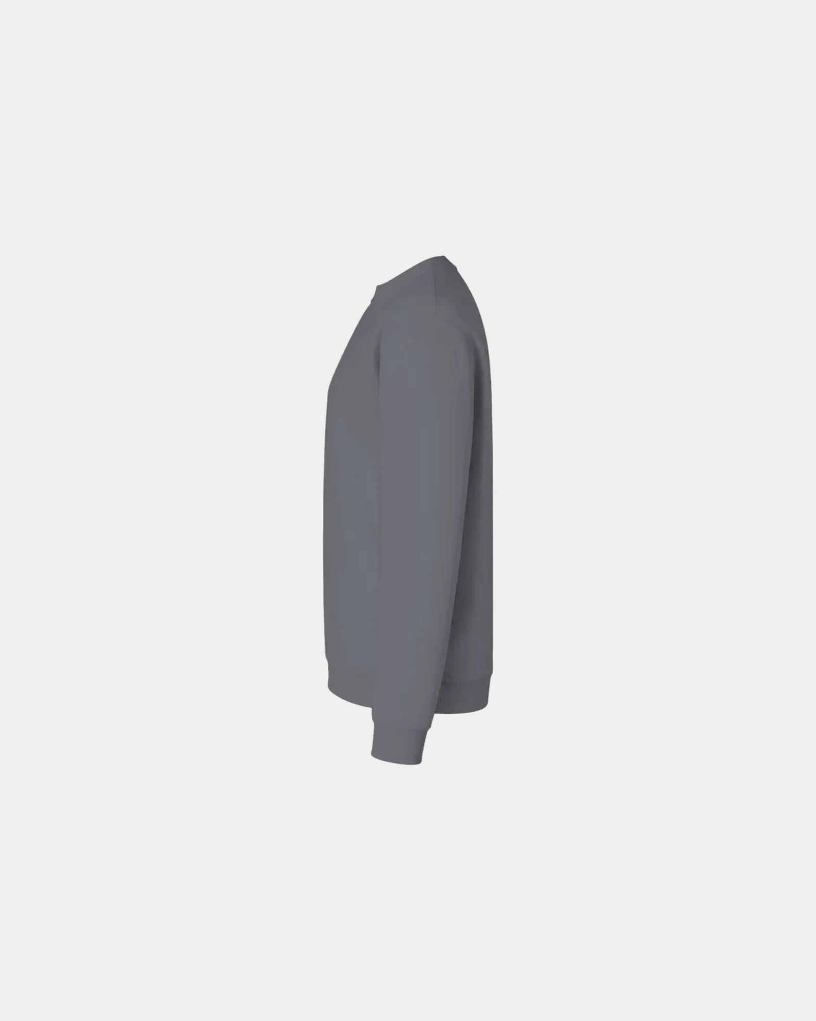 Custom 50/50 fleece crewneck sweatshirt for teams - Charcoal