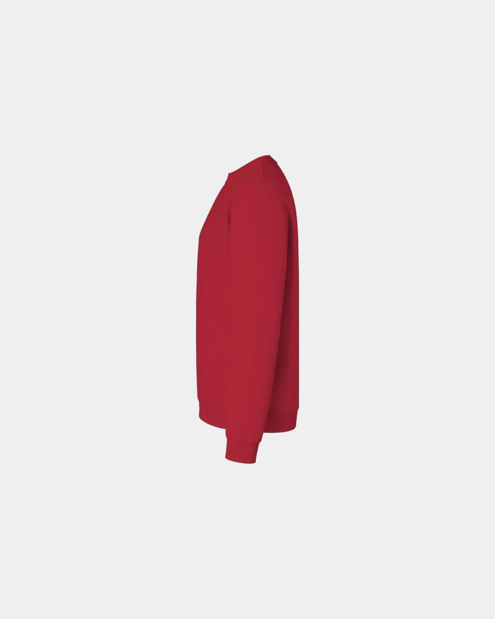Custom 50/50 fleece crewneck sweatshirt for teams - Cardinal Red