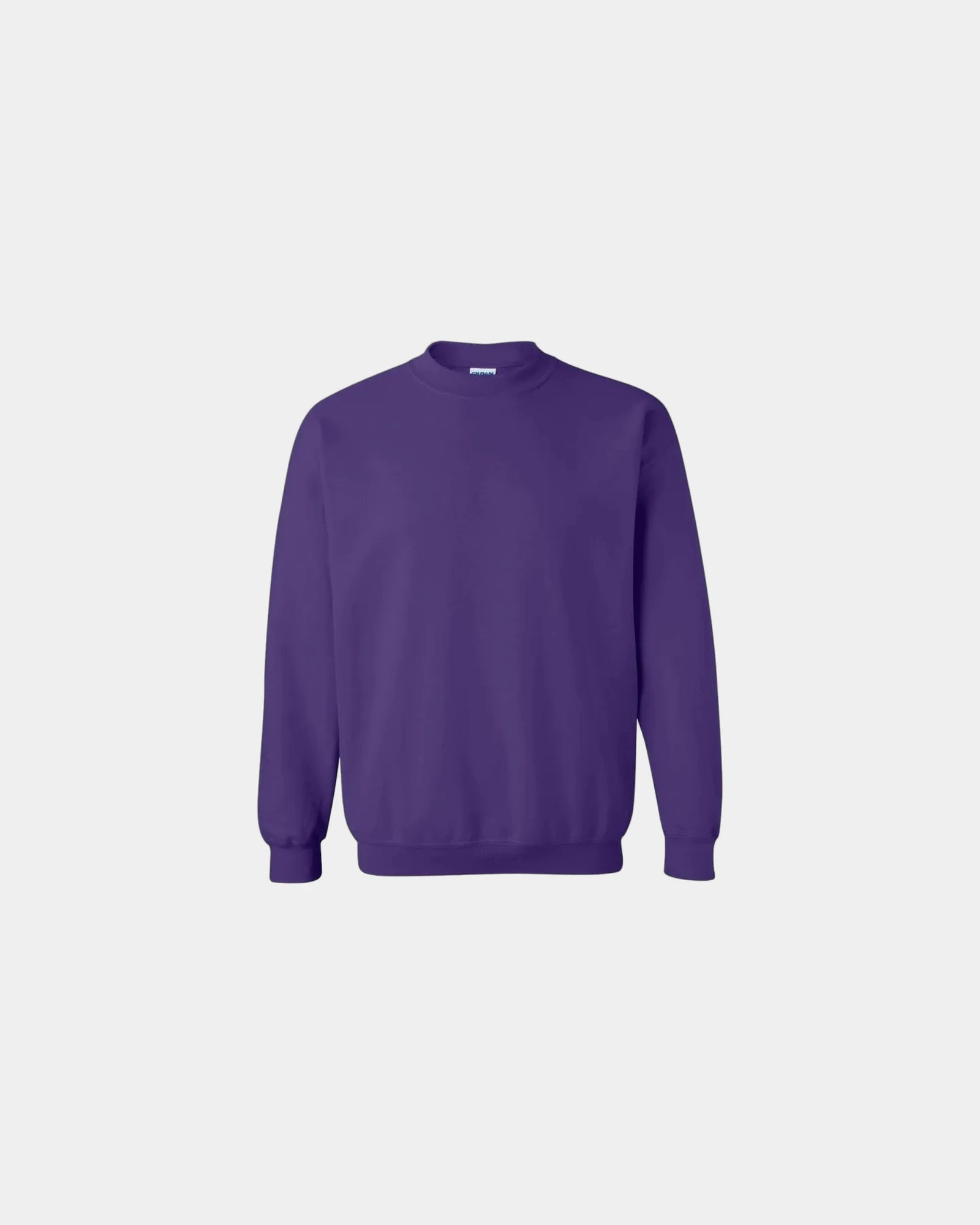 Custom 50/50 fleece crewneck sweatshirt for teams - Purple