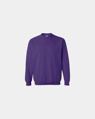 Custom 50/50 fleece crewneck sweatshirt for teams - Purple