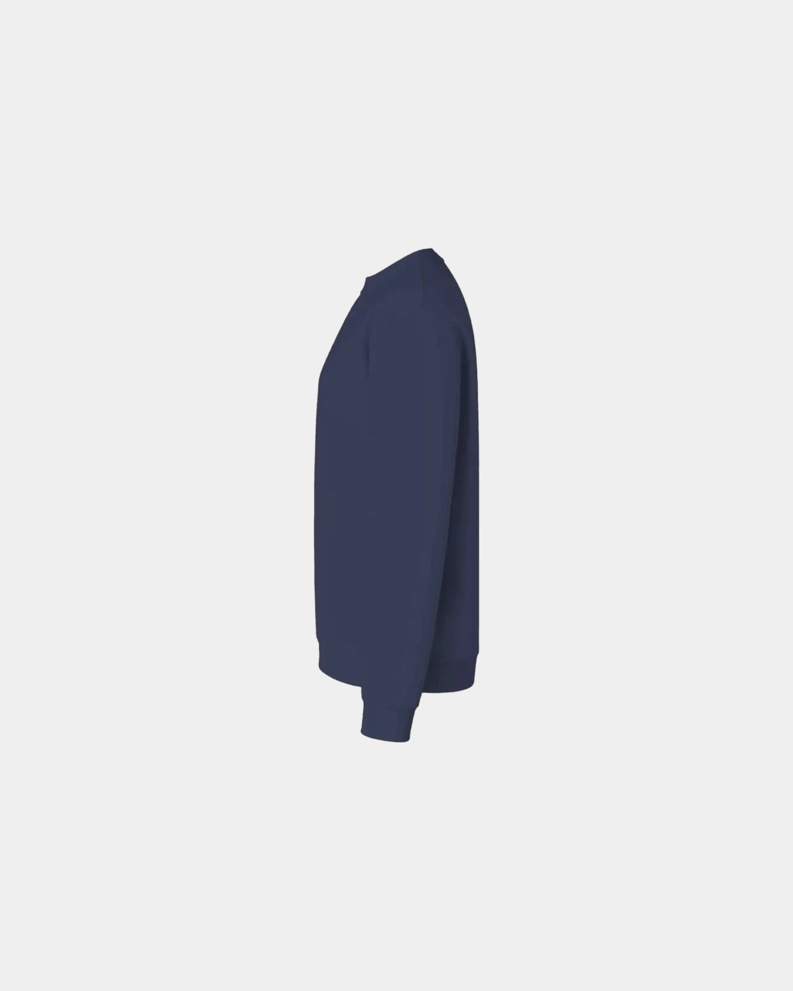 Custom 50/50 fleece crewneck sweatshirt for teams - Navy