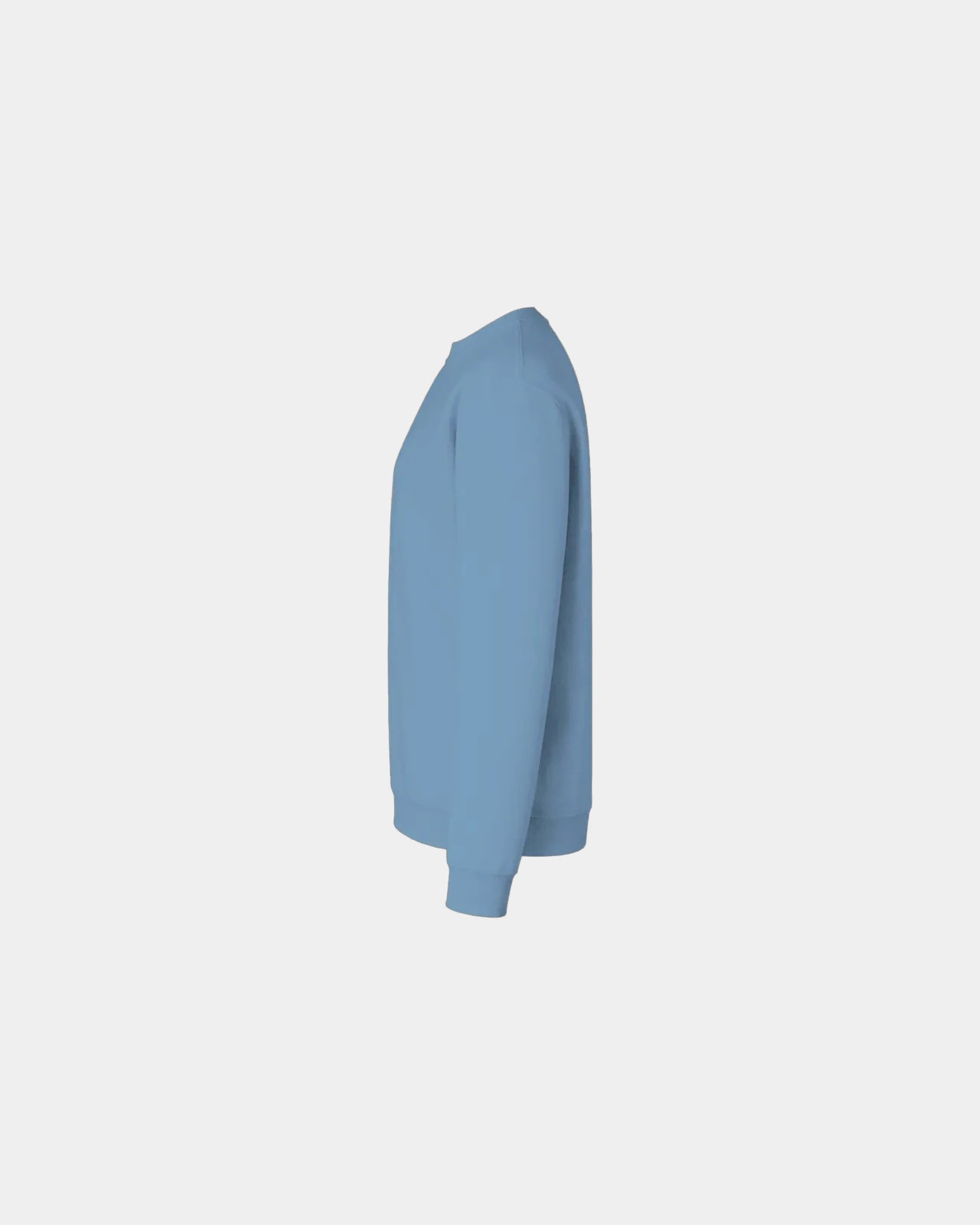 Custom 50/50 fleece crewneck sweatshirt for teams - Indigo Blue