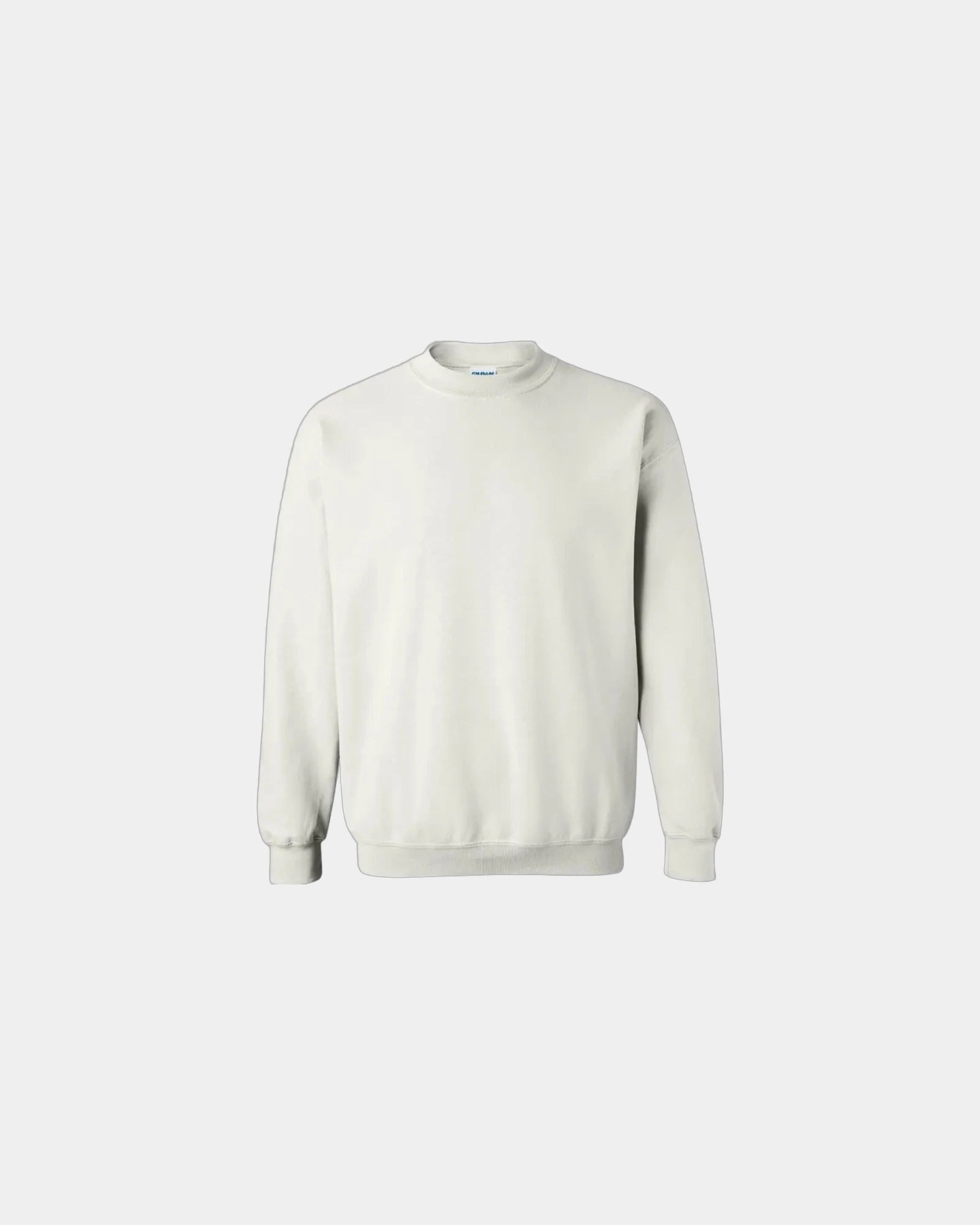 Custom 50/50 fleece crewneck sweatshirt for teams - White
