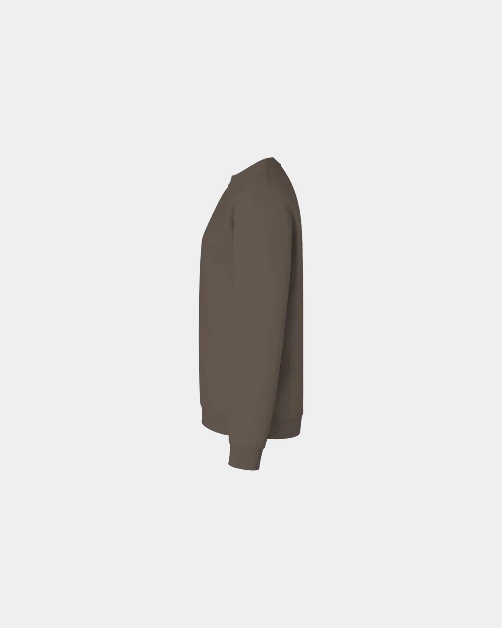Custom 50/50 fleece crewneck sweatshirt for teams - Dark Chocolate