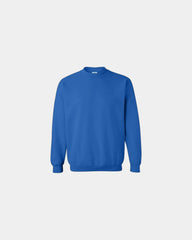 Custom 50/50 fleece crewneck sweatshirt for teams - Royal
