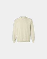 Custom 50/50 fleece crewneck sweatshirt for teams - Sand
