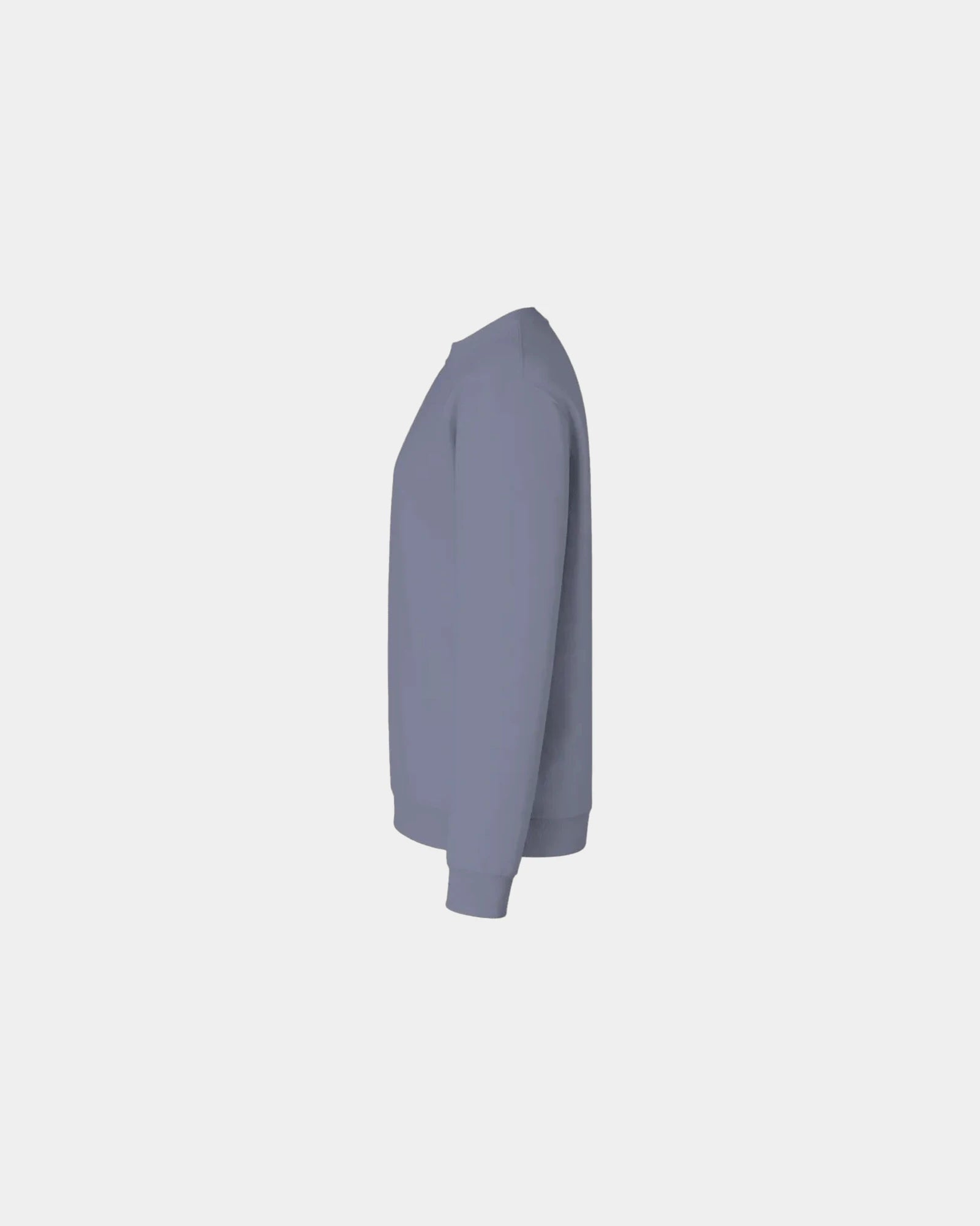 Custom 50/50 fleece crewneck sweatshirt for teams - Heather Dark Navy