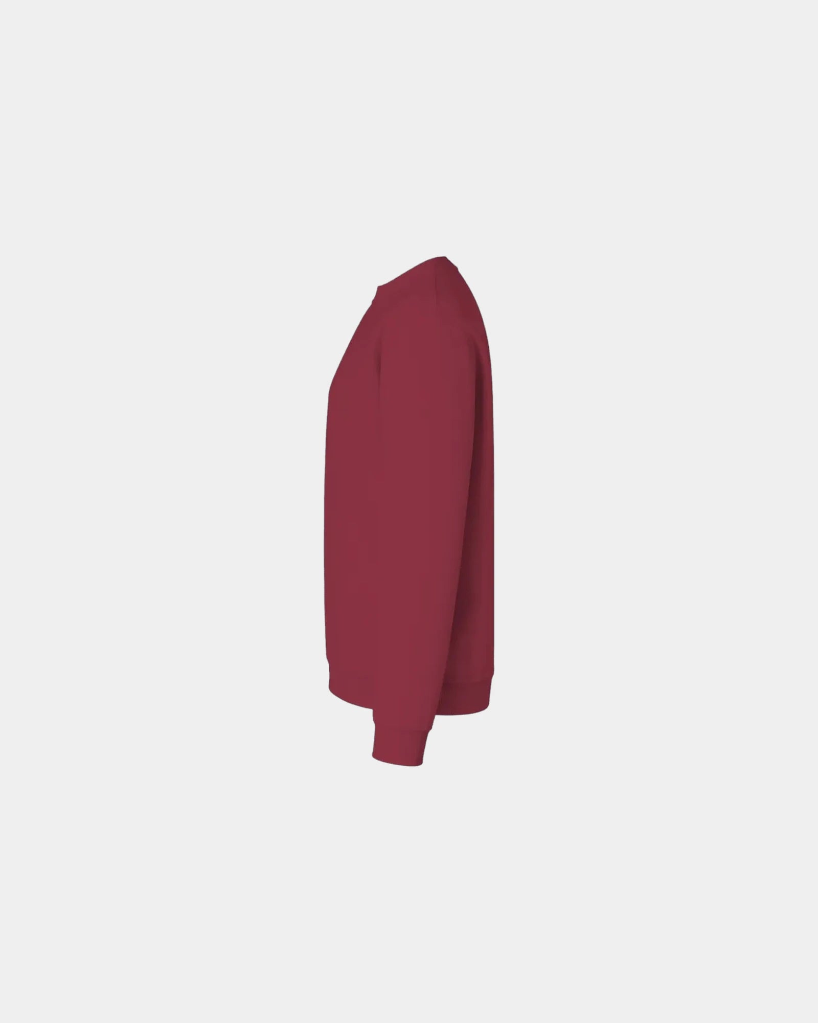 Custom 50/50 fleece crewneck sweatshirt for teams - Garnet