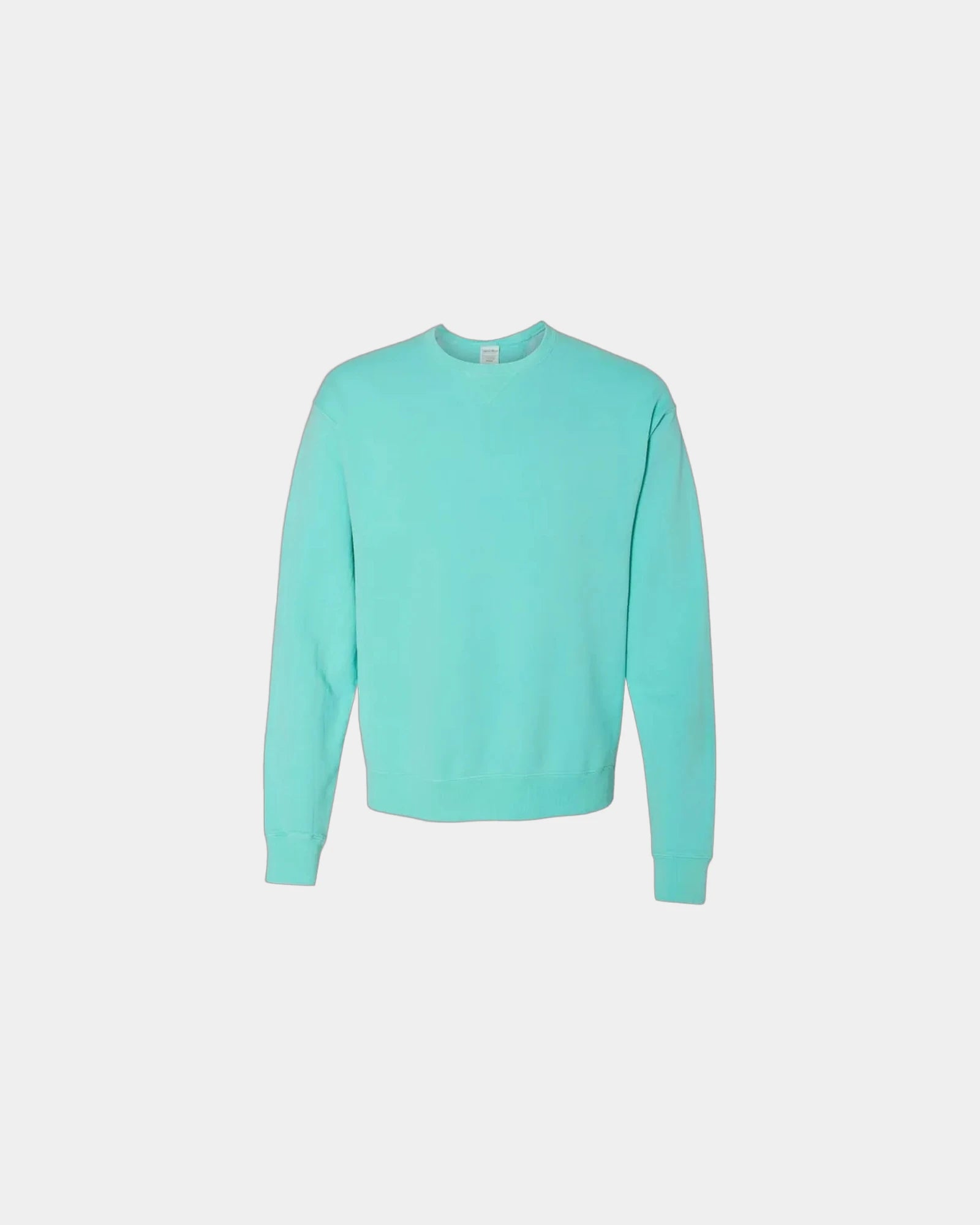 Custom cotton blend unisex crew sweatshirt for teams - Mint