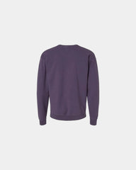 Custom cotton blend unisex crew sweatshirt for teams - Grape Soda