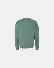 Custom cotton blend unisex crew sweatshirt for teams - Cypress Green