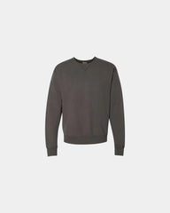 Custom cotton blend unisex crew sweatshirt for teams - New Railroad Grey