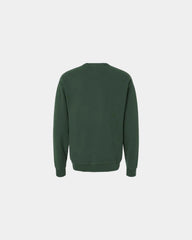 Custom cotton blend unisex crew sweatshirt for teams - Field Green