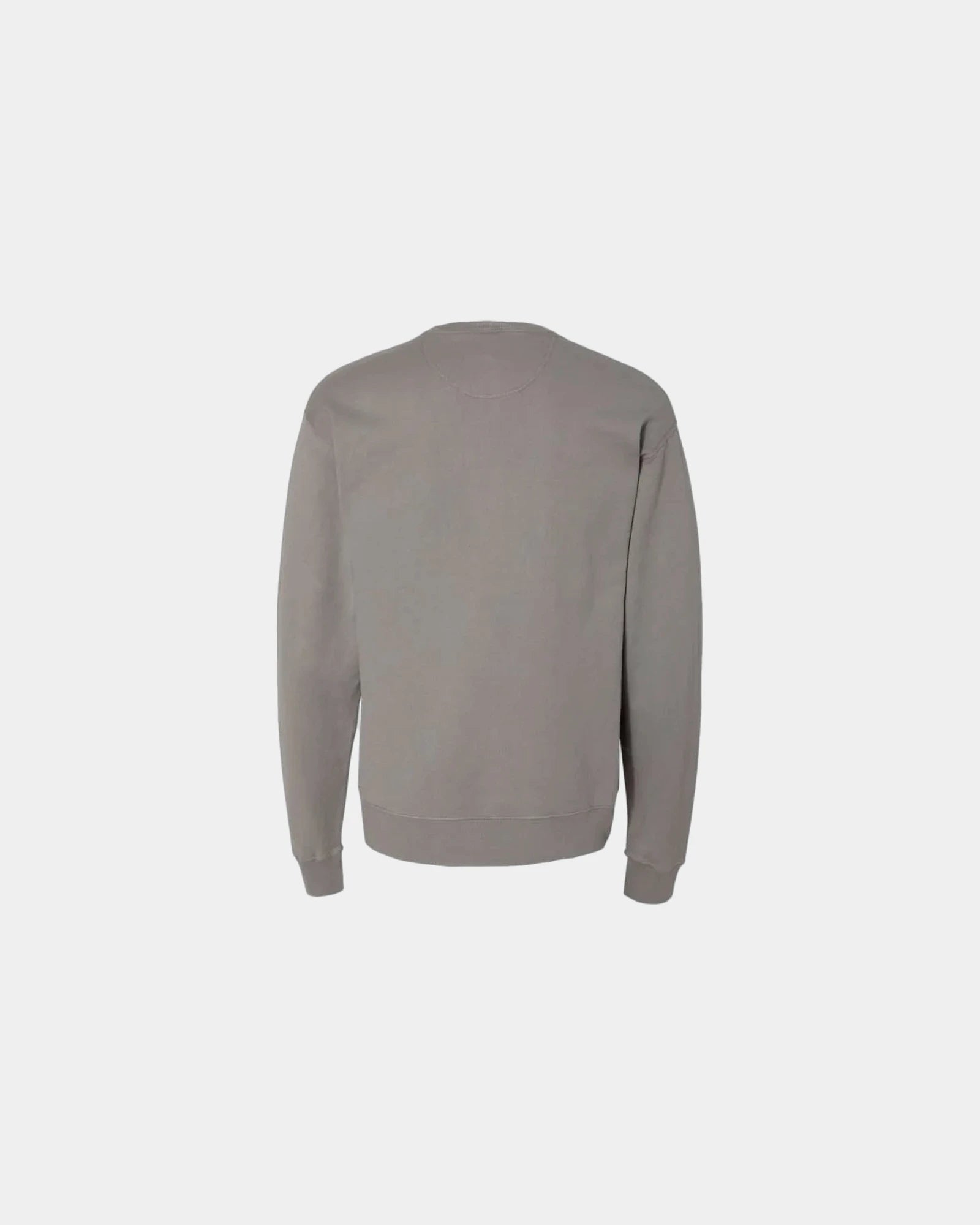 Custom cotton blend unisex crew sweatshirt for teams - Concrete Grey