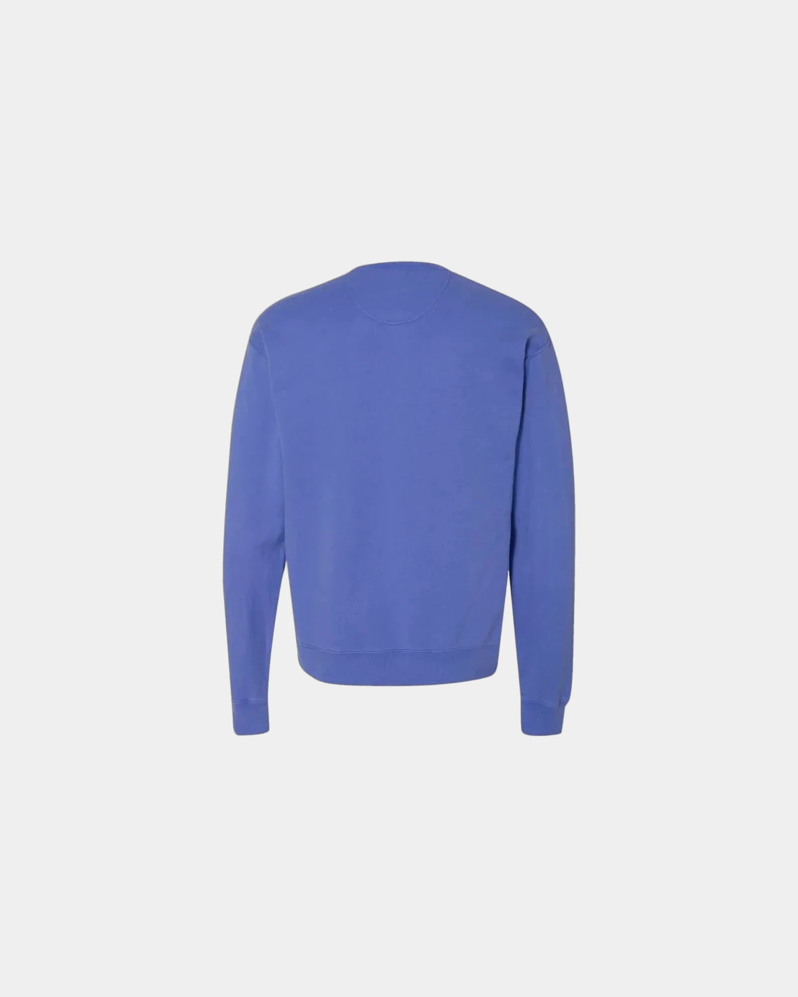 Custom cotton blend unisex crew sweatshirt for teams - Deep Forte Blue