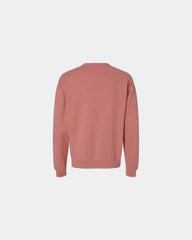 Custom cotton blend unisex crew sweatshirt for teams - Mauve
