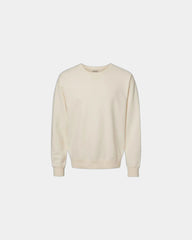 Custom cotton blend unisex crew sweatshirt for teams - Parchment