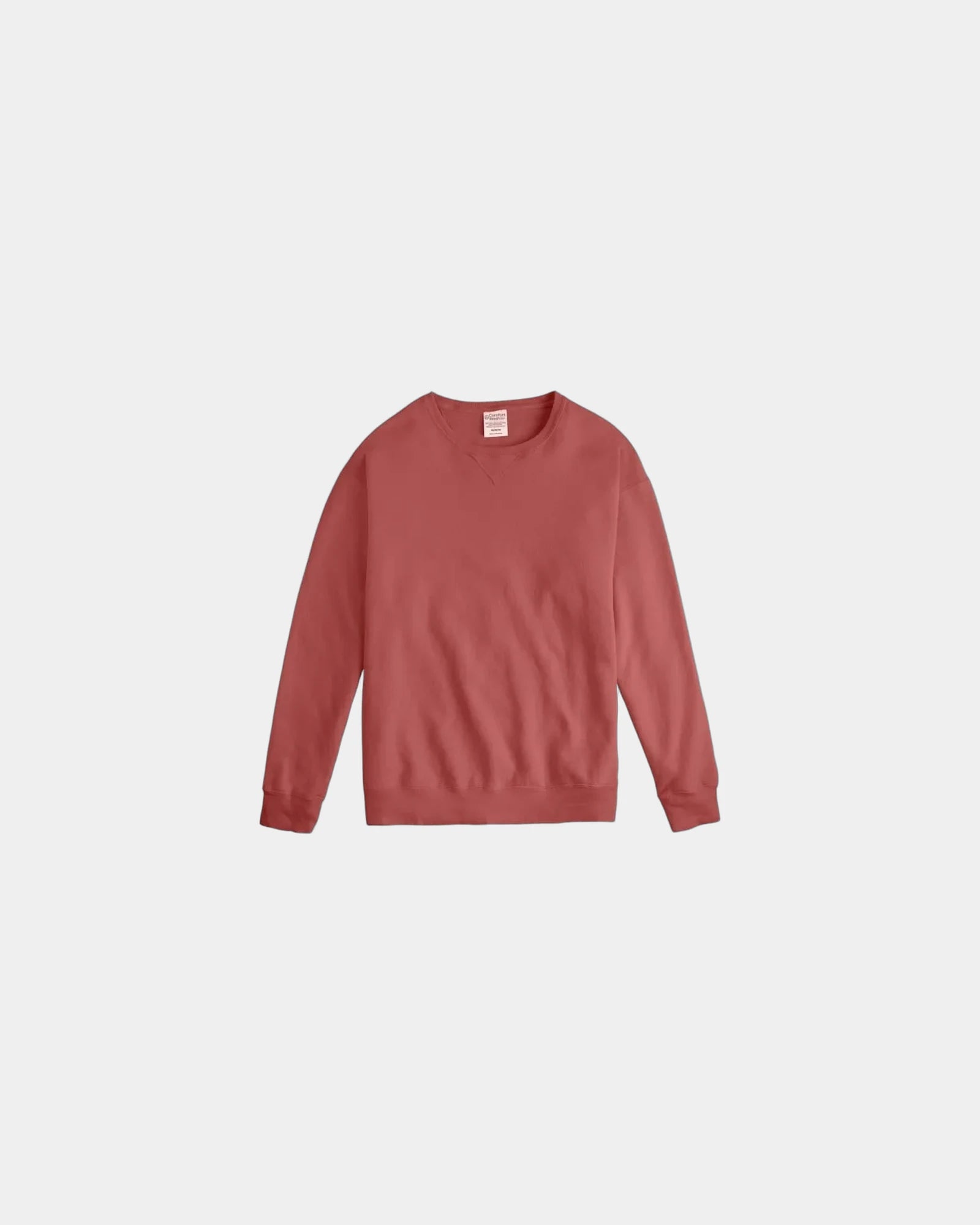 Custom cotton blend unisex crew sweatshirt for teams - Nantucket Red