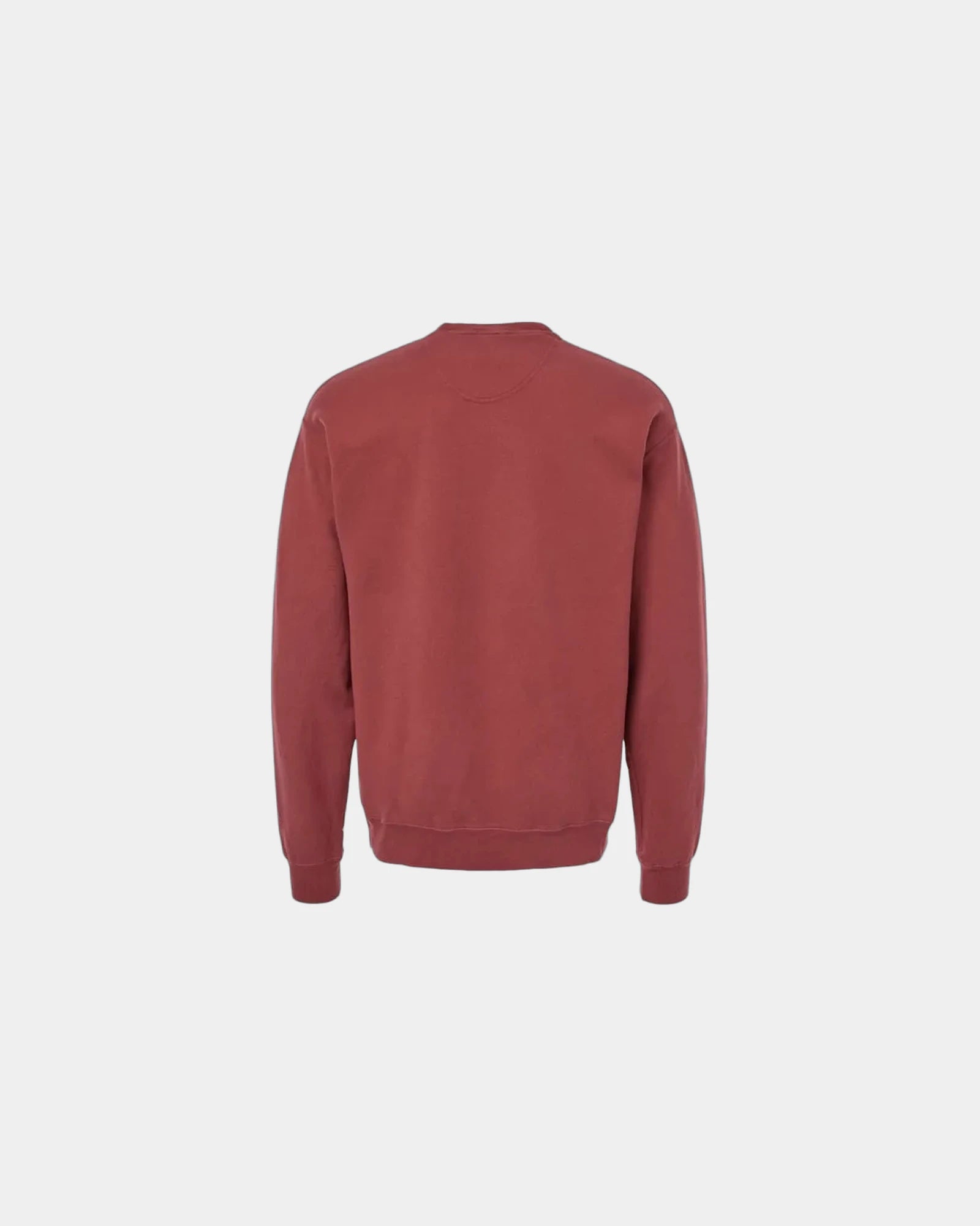 Custom cotton blend unisex crew sweatshirt for teams - Cayenne
