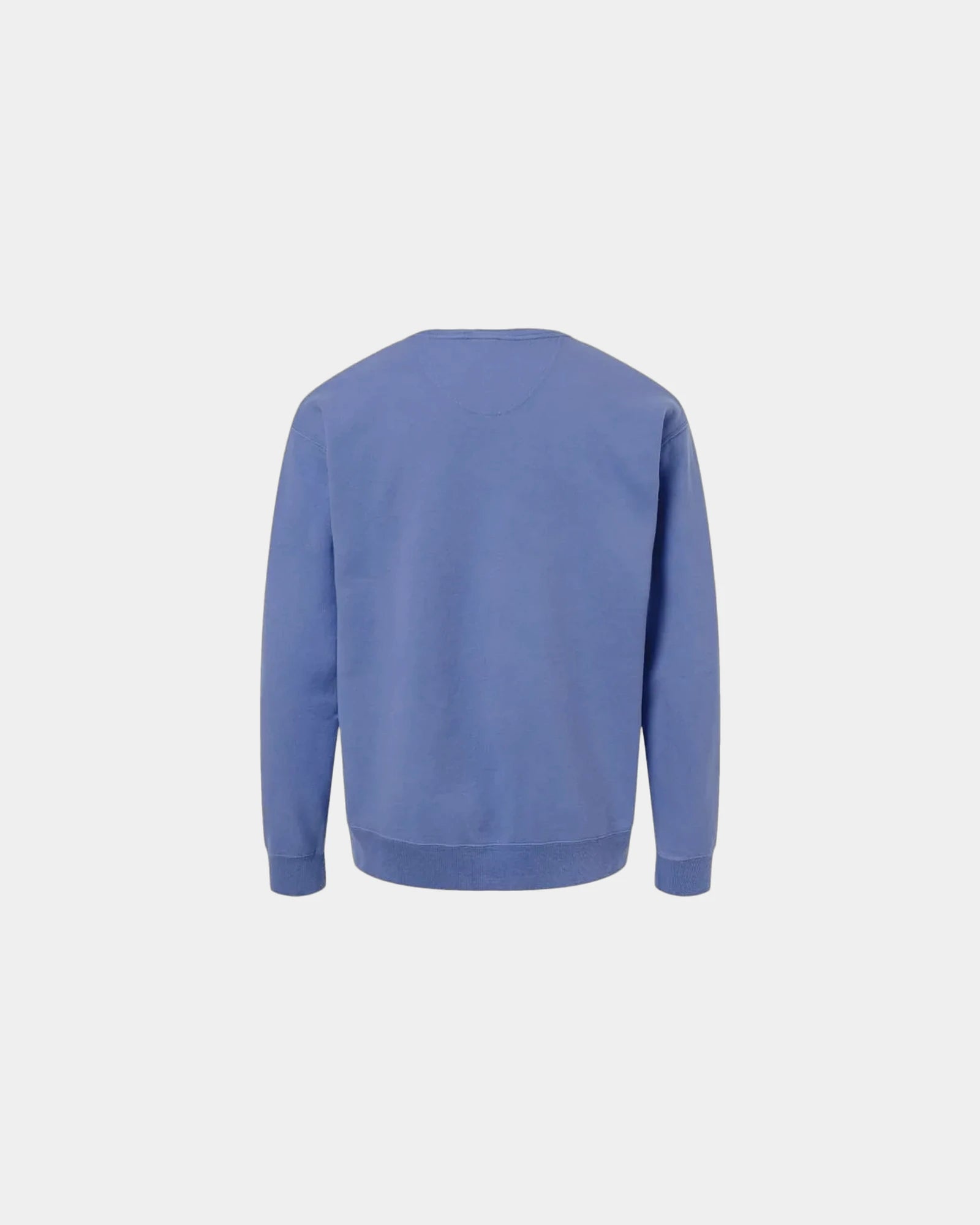 Custom cotton blend unisex crew sweatshirt for teams - Frontier Blue