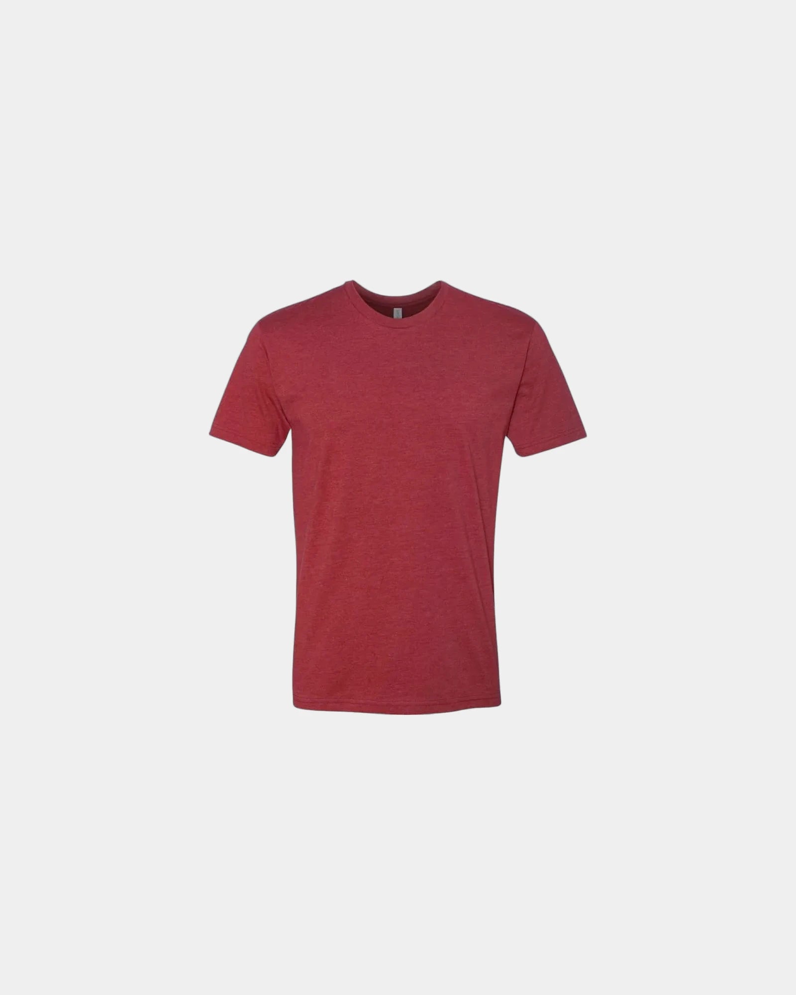 Custom unisex crewneck t-shirt with rib-knit collar - Cardinal