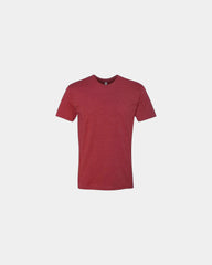 Custom unisex crewneck t-shirt with rib-knit collar - Cardinal