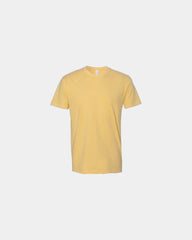 Custom unisex crewneck t-shirt with rib-knit collar - Banana Cream