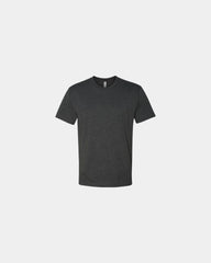Custom unisex crewneck t-shirt with rib-knit collar - Charcoal