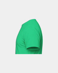 Custom unisex crewneck t-shirt with rib-knit collar - Kelly Green