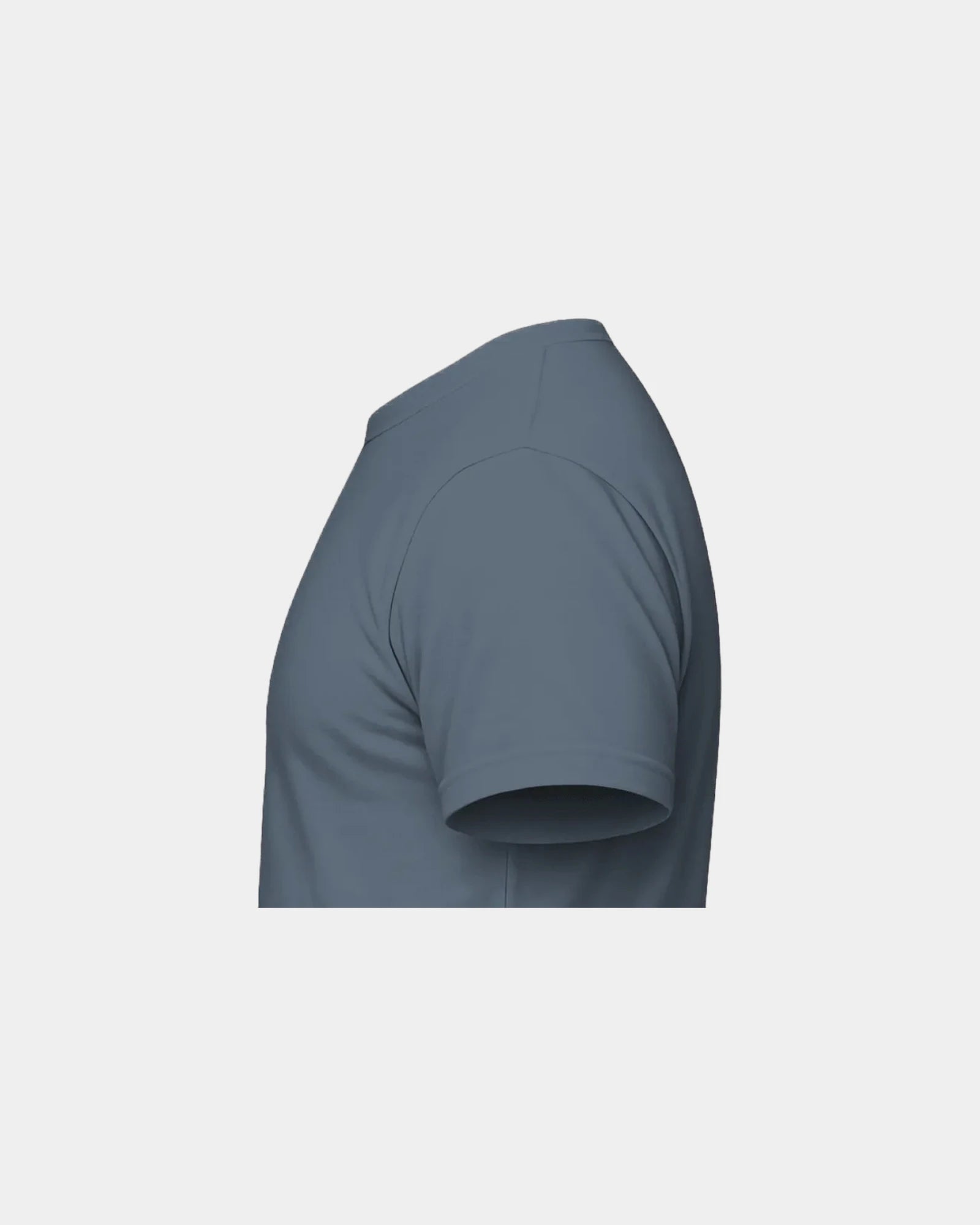 Custom unisex crewneck t-shirt with rib-knit collar - Midnight Navy