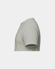 Custom unisex crewneck t-shirt with rib-knit collar - Stone Grey