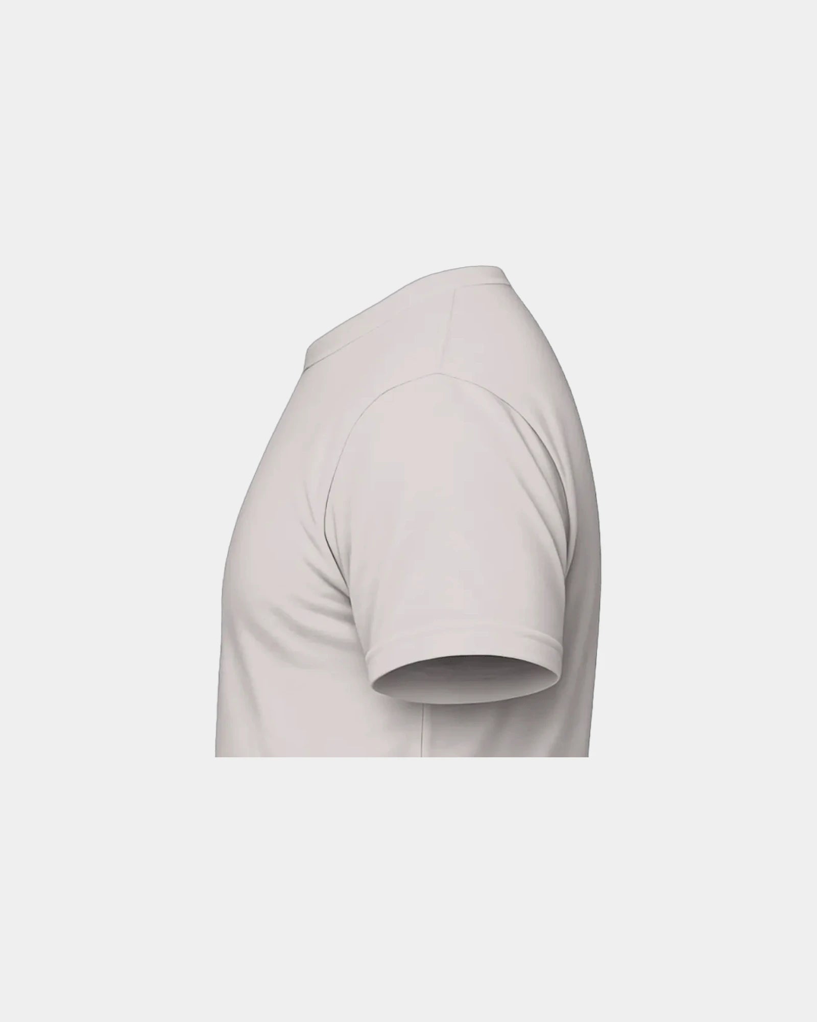 Custom unisex crewneck t-shirt with rib-knit collar - Silk