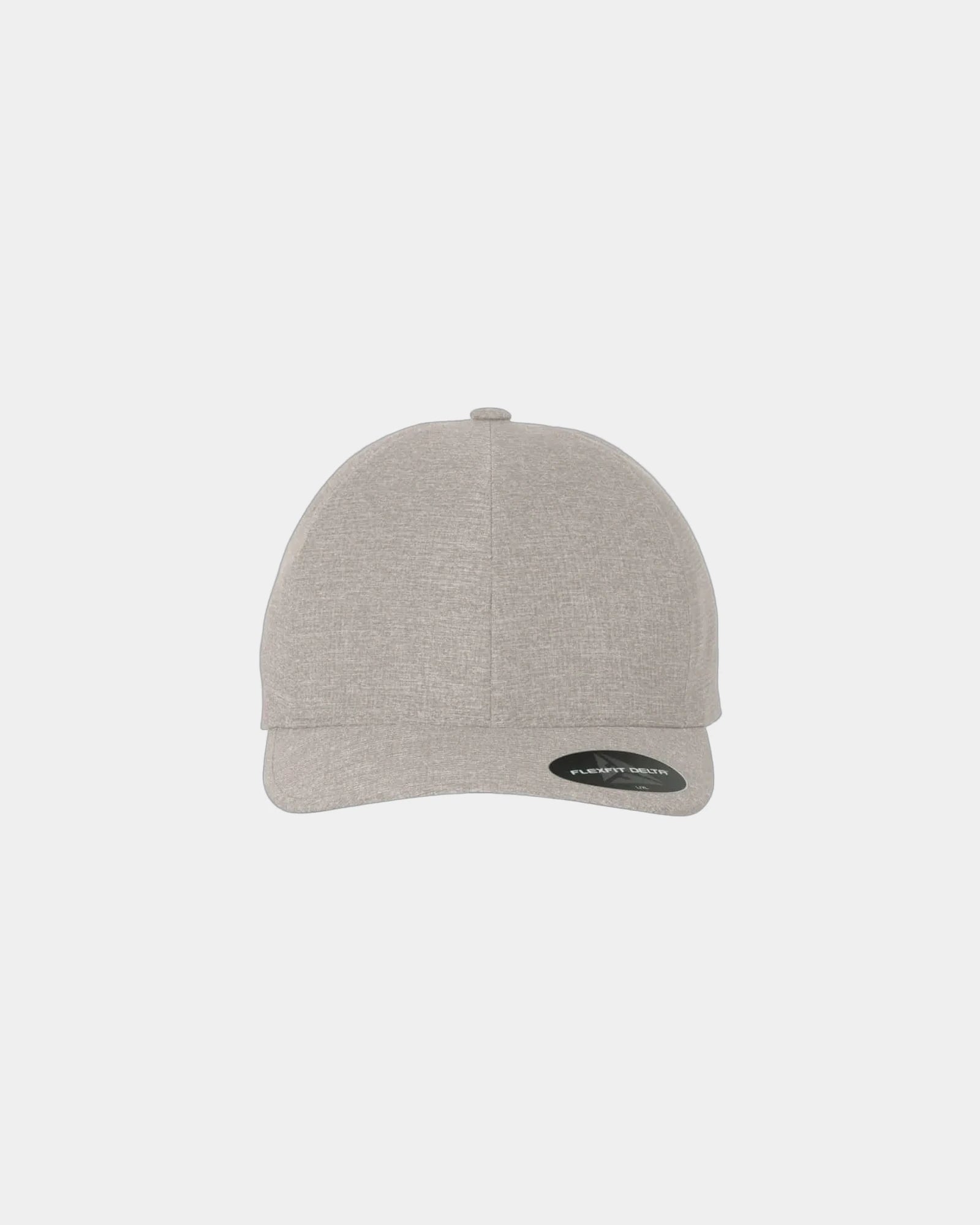 Custom stretch-fitted Flexfit Delta X-Cap baseball cap - Melange Silver