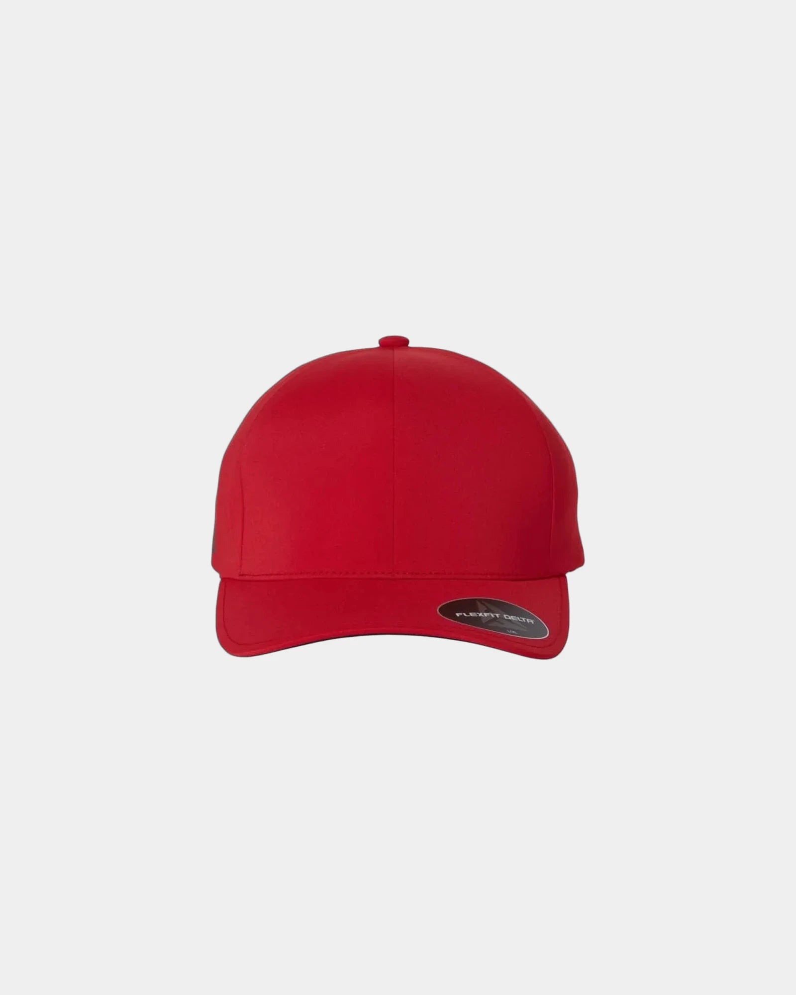 Custom stretch-fitted Flexfit Delta X-Cap baseball cap - Red