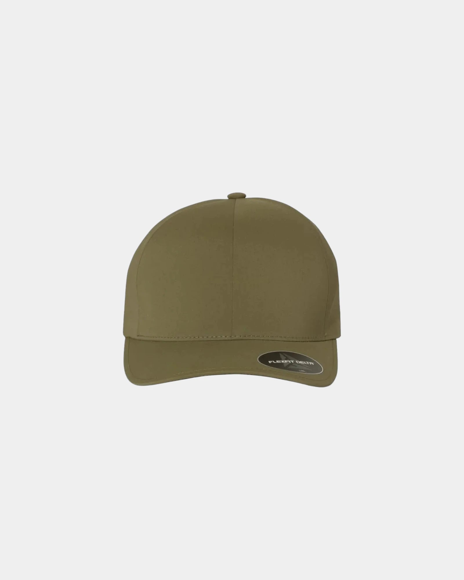 Custom stretch-fitted Flexfit Delta X-Cap baseball cap - Olive