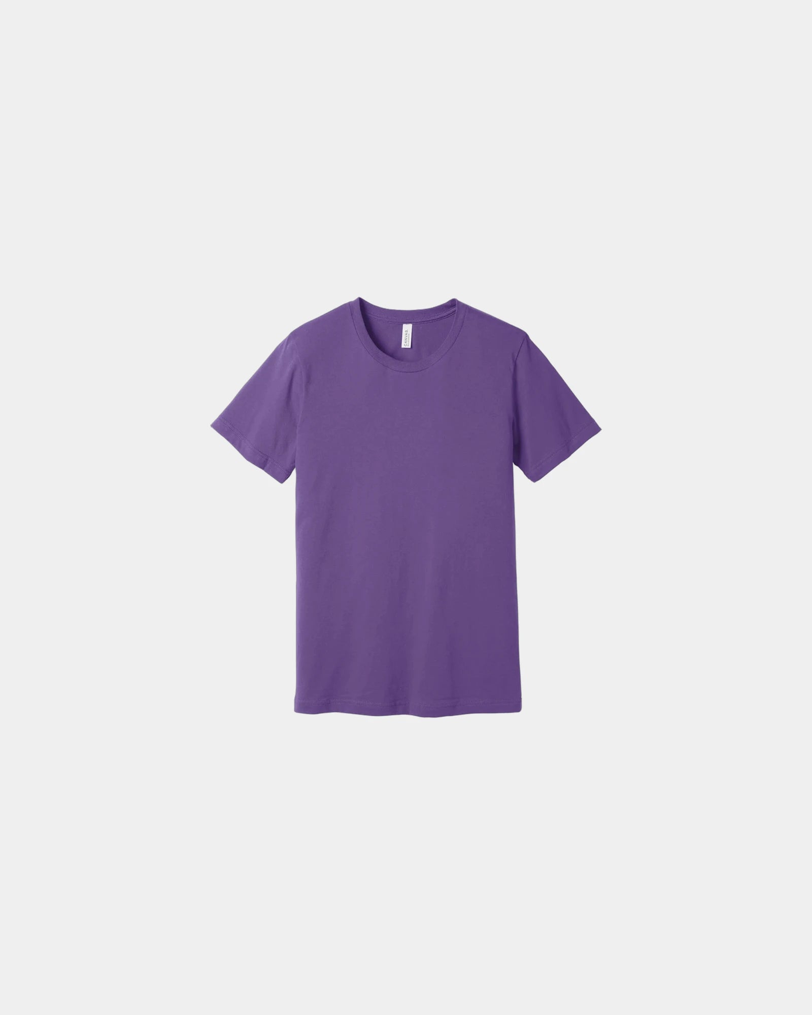 Custom combed cotton unisex jersey short sleeve tee - Royal Purple
