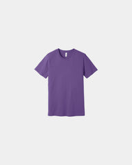 Custom combed cotton unisex jersey short sleeve tee - Royal Purple