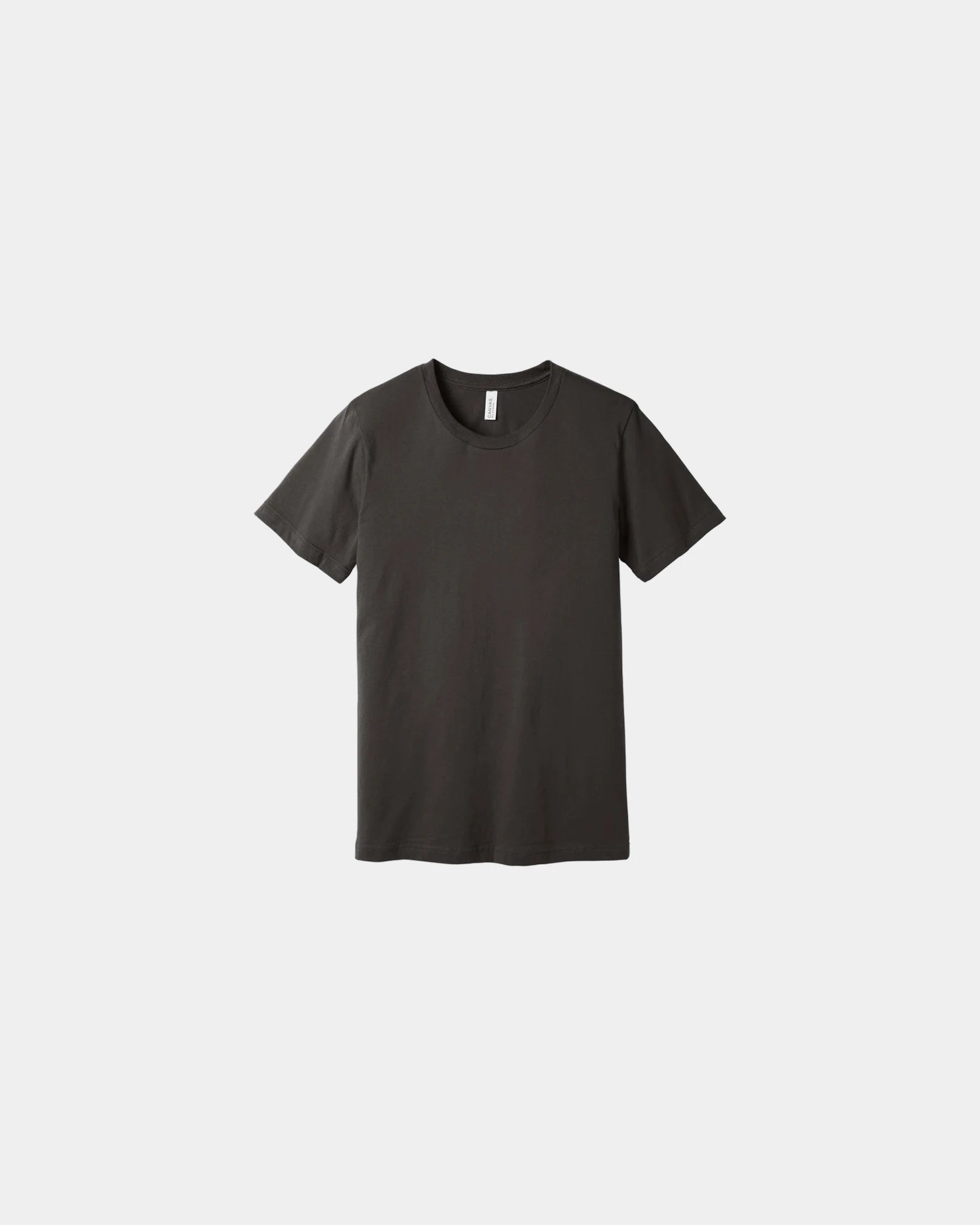 Custom combed cotton unisex jersey short sleeve tee - Brown