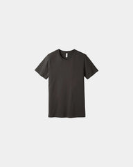 Custom combed cotton unisex jersey short sleeve tee - Brown