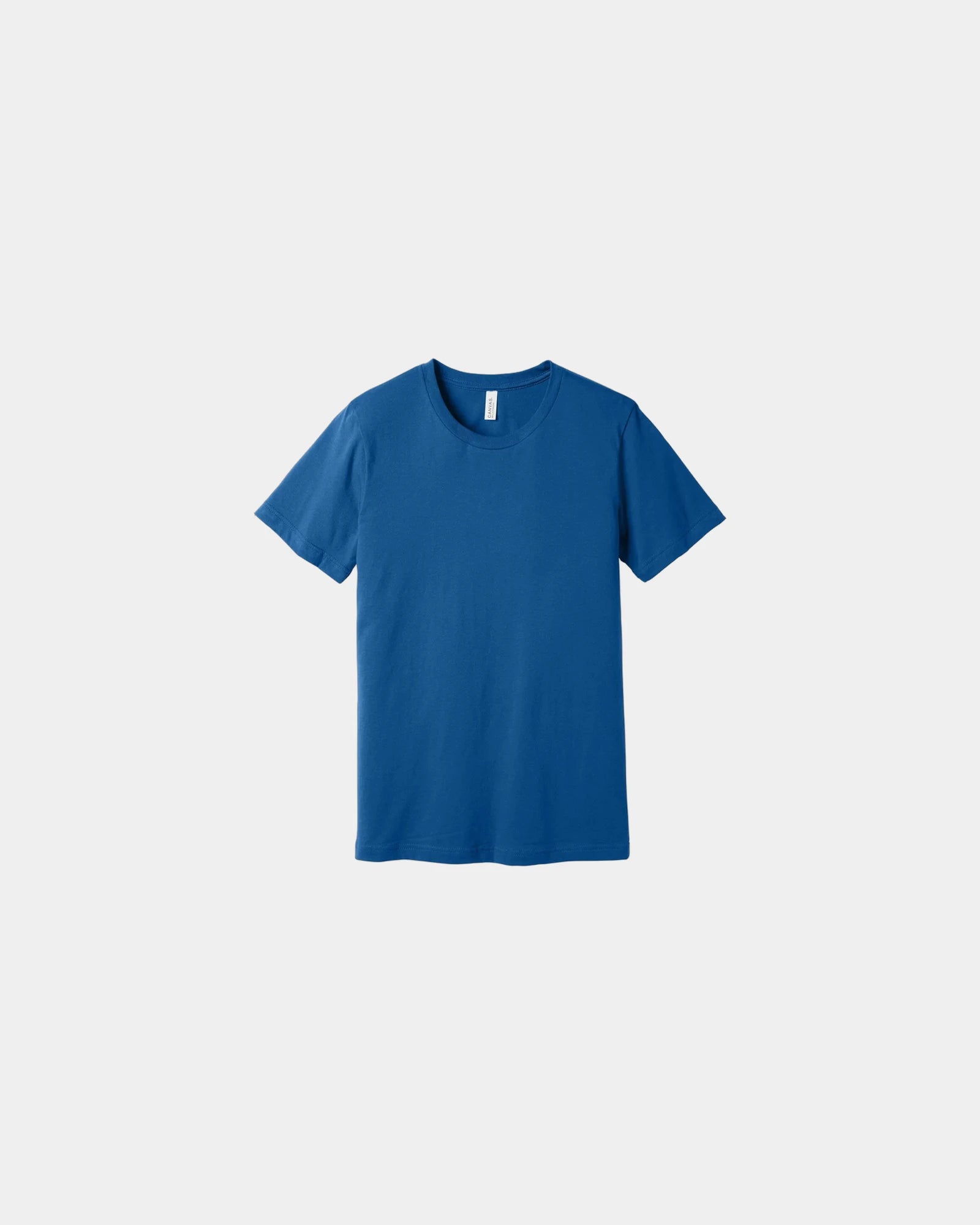 Custom combed cotton unisex jersey short sleeve tee - True Royal